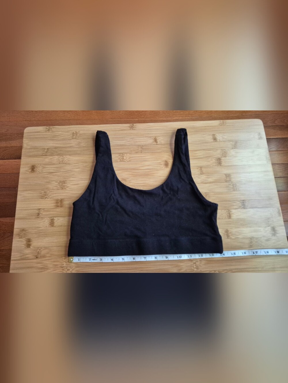 Pact Organic Cotton Scoop Neck Bralette - Black - Picture 3 of 7